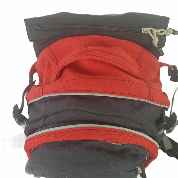 JanSport Polaris 33 Red and Black Camping Backpack - Picture 7 of 13